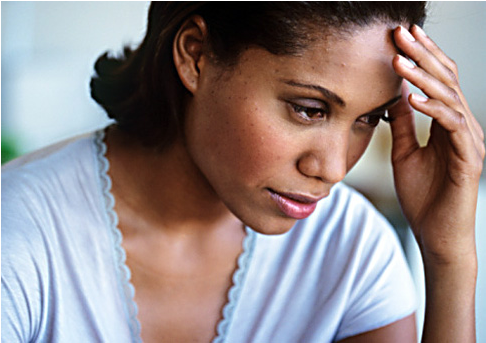 Worried-woman - Win The Battles In Your Mind And Possess Your Possession (1100x384), Png Download