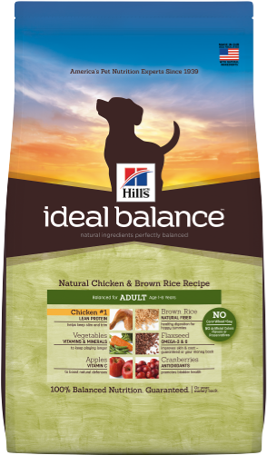 Ib Canine Natural Chicken And Brown Rice Recipe - Hill's Ideal Balance Small Breed (500x500), Png Download