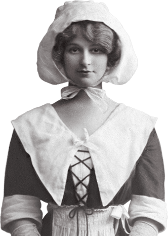 Quaker Woman (332x466), Png Download