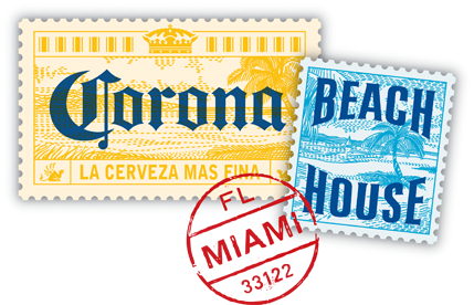 Corona Beach House Logo (526x312), Png Download
