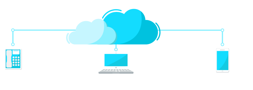 Telefonia Na Nuvem - Graphic Design (898x352), Png Download