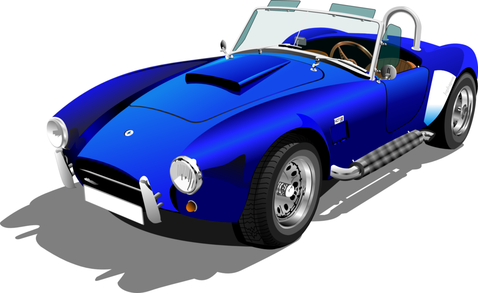 Cartoon Car Clip Art Png - Clip Art Sports Car (640x393), Png Download