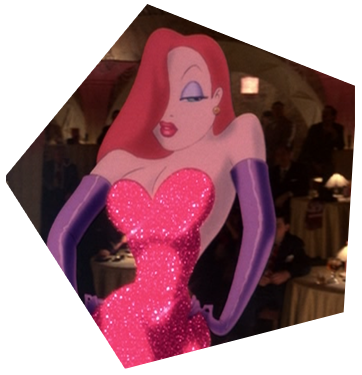 Jessica Rabbit V - Jessica Rabbit Blowing A Kiss Gif (362x375), Png Download