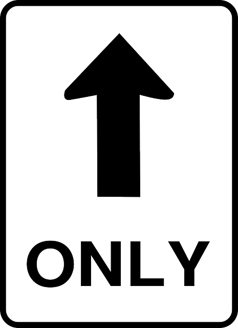 Drawing Road Sign 32 - One Way Sign Png (465x640), Png Download