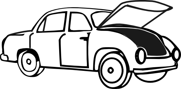 Car Trunk Clipart (600x294), Png Download