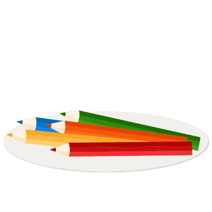 Colored Pencils Svg Scrapbook Cut File Cute Clipart - Scalable Vector Graphics (432x432), Png Download