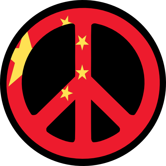 China Flag Peace Sign Fav Wall Paper Background 555px - Historic Rhode Island Flag (555x555), Png Download
