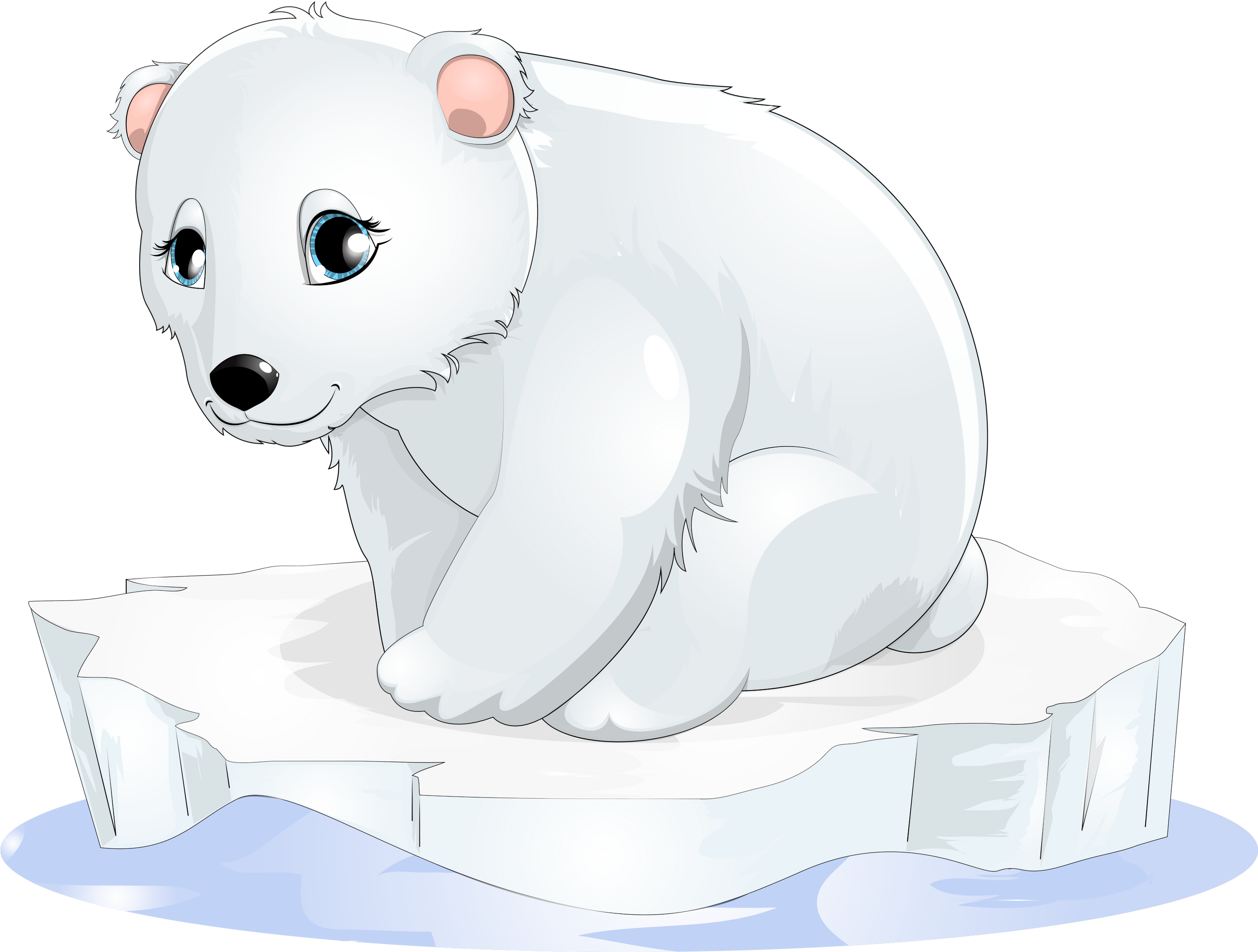 Polar Bear Png (2999x2329), Png Download