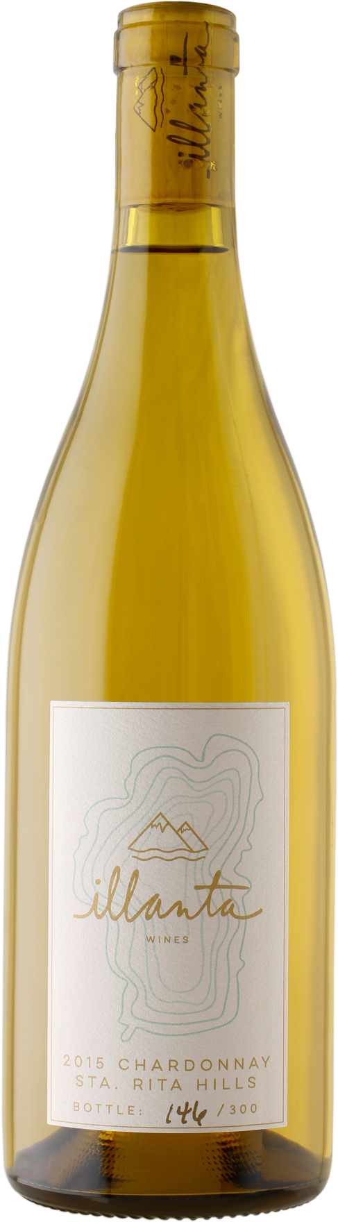 Illante Santa Rita Hills Chardonnay 2015 (1000x2000), Png Download