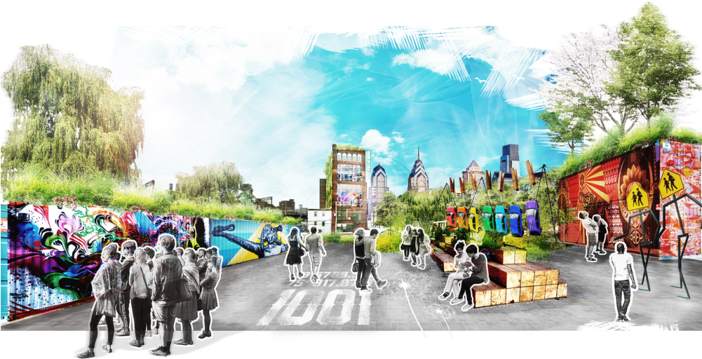 Pearl Street Corridor - Transparent Sketch Street Colored Png (1000x727), Png Download