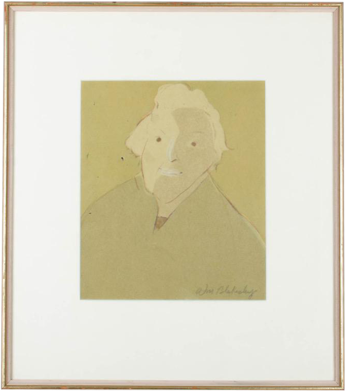 William Blakesley Watercolor Portrait On Chairish - Picture Frame (800x800), Png Download