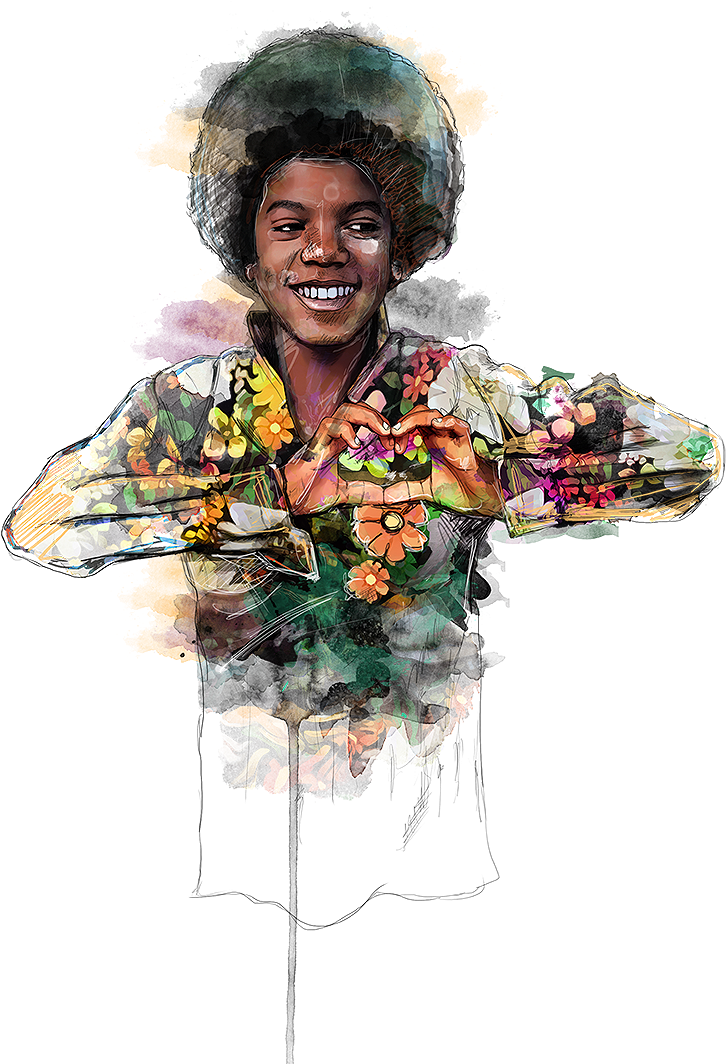 Icons-12 - Michael Jackson Paint Art (750x1000), Png Download