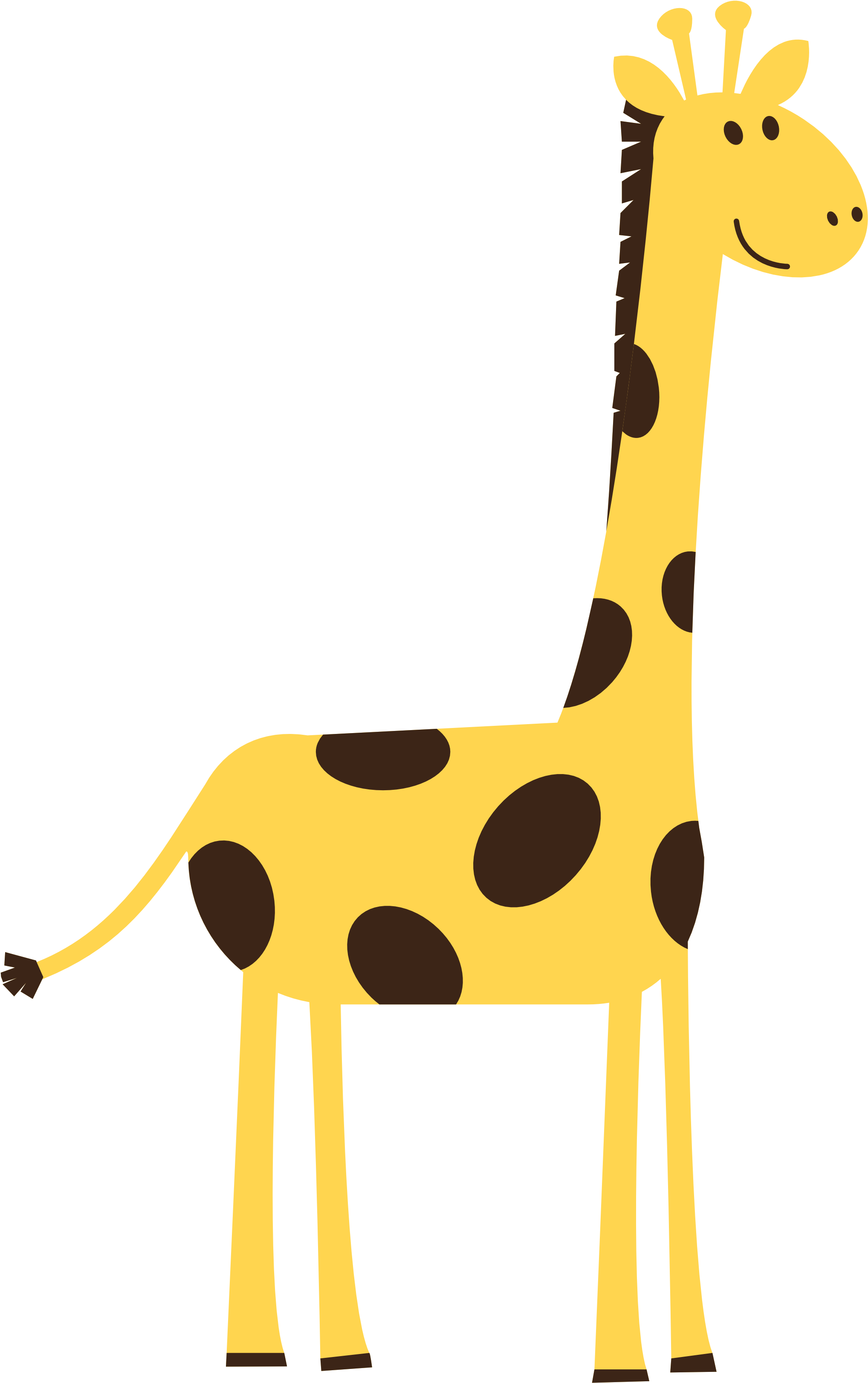 Giraffe Clipart Childrens Picture Royalty Free Download - Giraffe Clipart (3333x3333), Png Download