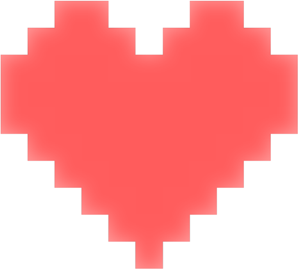 Pixel Heart Png (1400x1400), Png Download
