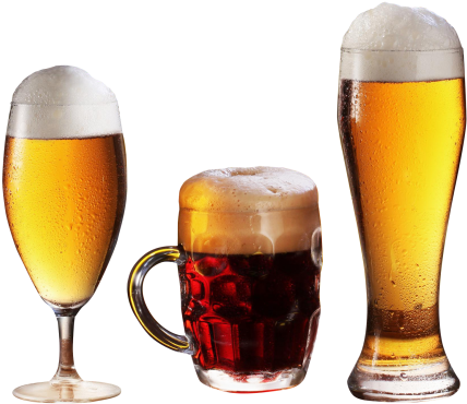 Beer Glass Png Transparent Image - Beer Glass Transparent Background (500x437), Png Download