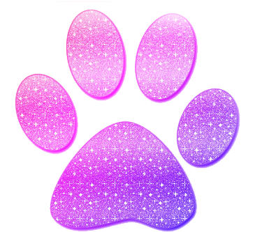 Pink Paw Print Png - Dark Blue Paw Prints (468x396), Png Download