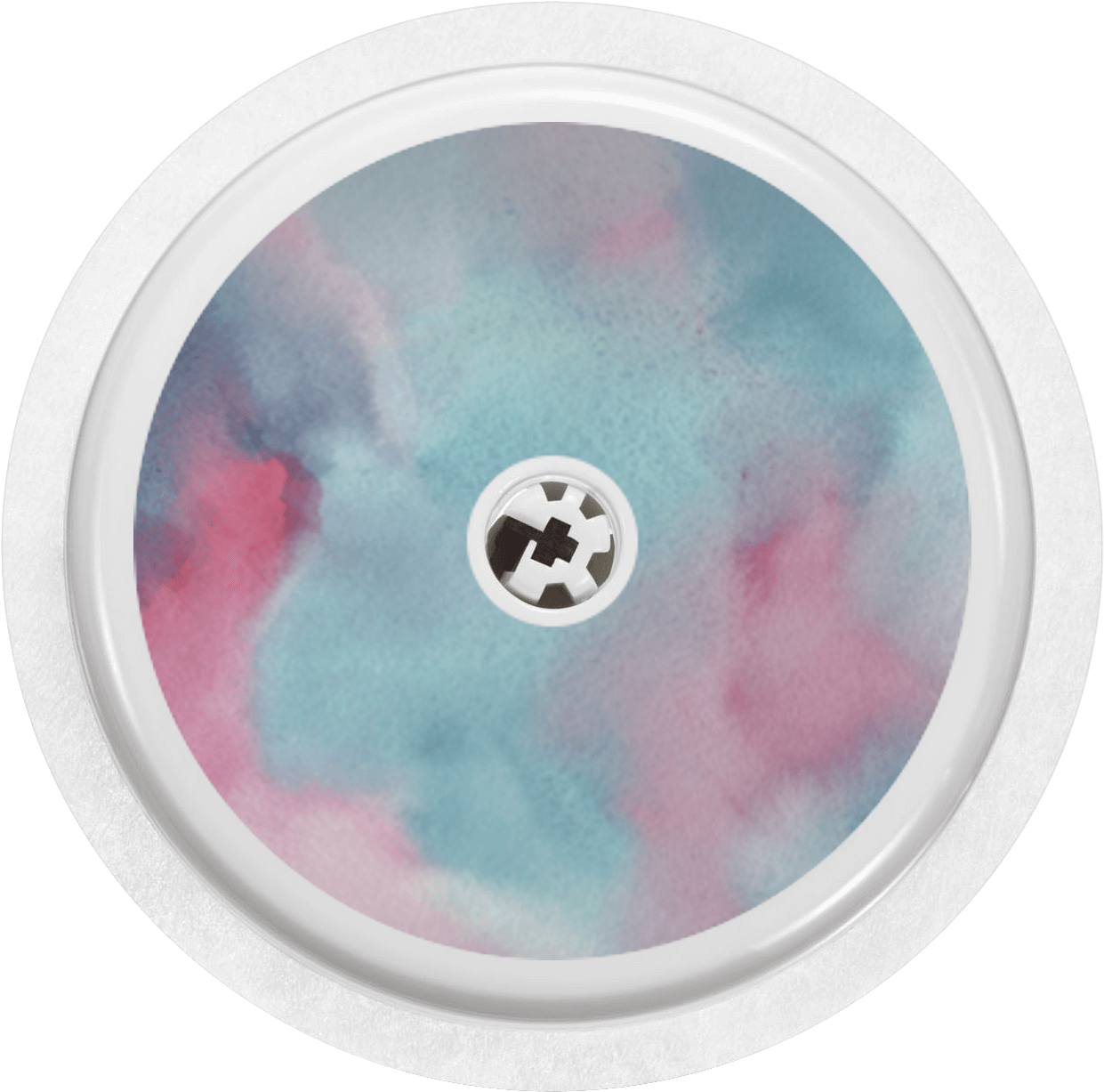 Watercolor / Freestyle Libre Sticker And Diabetes Accessories - Watercolor Painting (1482x1500), Png Download