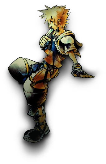 I Love Kingdom Hearts - Kingdom Hearts Roxas (415x600), Png Download