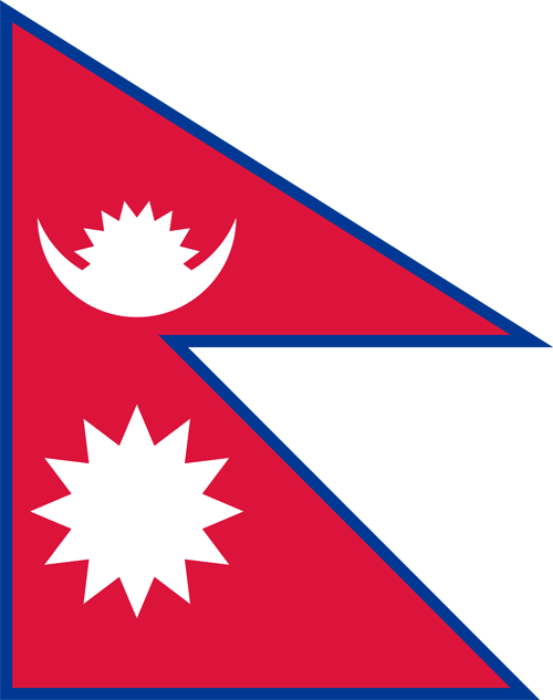 Nepal Flag Image - Flag Of Nepal (400x507), Png Download