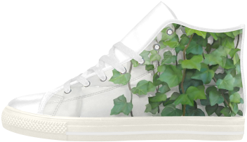 Watercolor Vines, Climbing Plant Aquila High Top Microfiber - Skate Shoe (500x500), Png Download