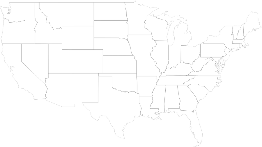 Map North America Outline - Atlas (900x506), Png Download