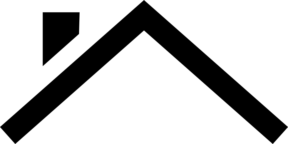 House Roof Png - House Roof Icon Png (980x490), Png Download