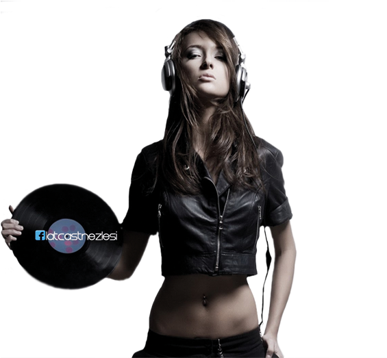 Hot Girl Gamer Png - Girl Dj House Electro (721x522), Png Download