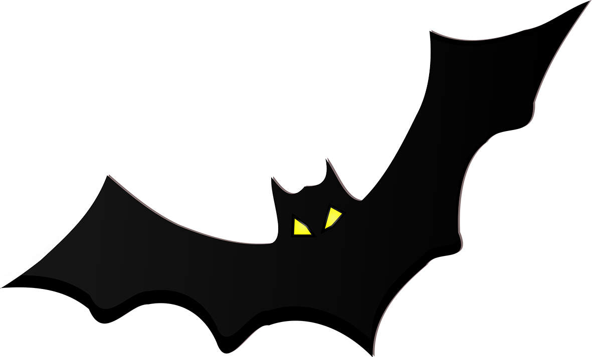 Happy Halloween Clipart - Bat Clip Art (1181x714), Png Download