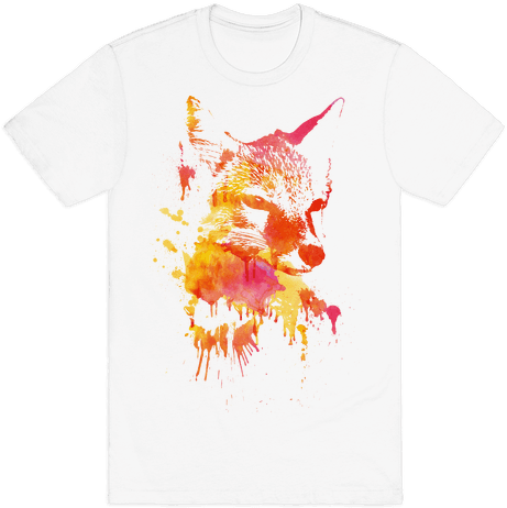 Watercolor Fox Mens T-shirt - Baby Boomers Shirt (484x484), Png Download