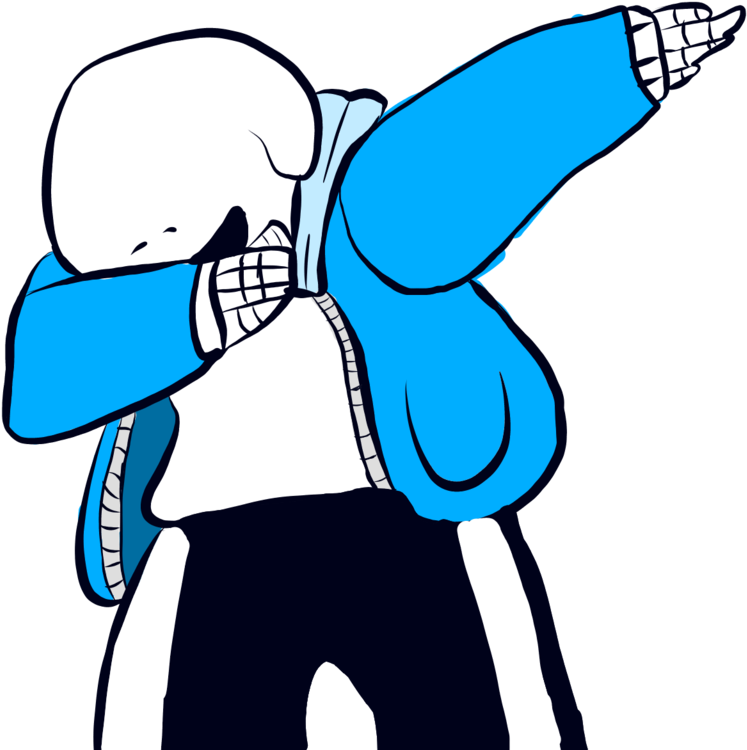 Dab Arm Png - Sans Dab (1024x768), Png Download