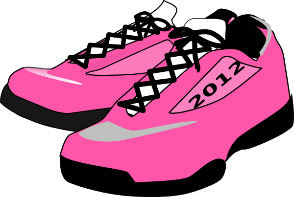 Pictures Of Pink Shoes - Shoes Clip Art (600x403), Png Download