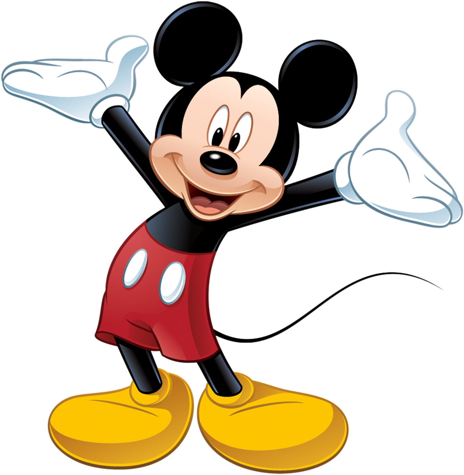 Mickey Mouse - Room Mates Mickey & Friends Mickey Mouse Peel & (500x500), Png Download