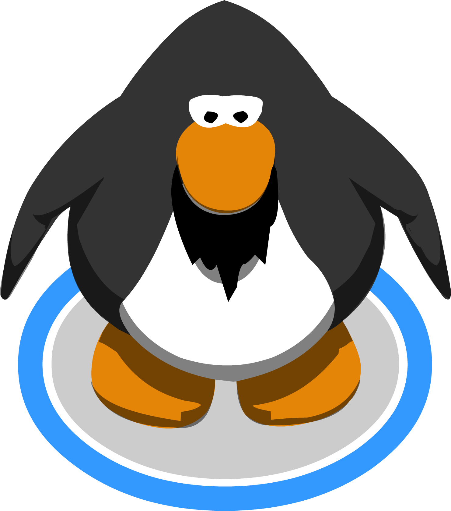 Clipart Royalty Free Library Beard Clipart Sunnah - Club Penguin Rockhopper Coming (1482x1677), Png Download
