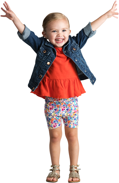 Excited Child Png Banner Free Stock - Excited Child Png (500x761), Png Download