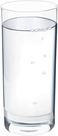 Clipart Images, Vector Clipart, Image Glass, Art Things, - Water In A Cup Png (270x600), Png Download