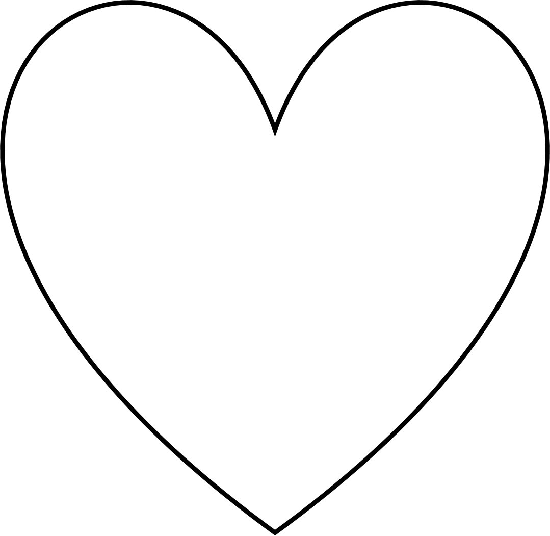 Free - White Heart No Background (1079x1051), Png Download