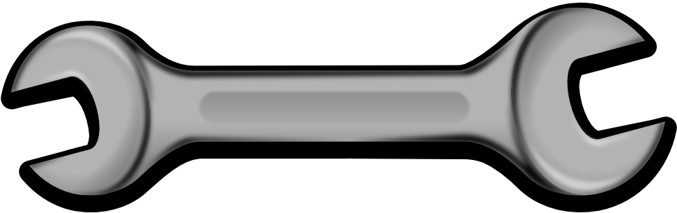 Onlinelabels Clip Art - Wrench Clipart (1000x400), Png Download