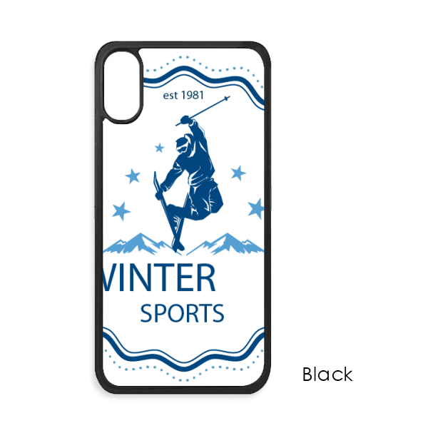 Winter Sport Ski Suit Watercolor For Iphone X Cases - Slam Dunk (600x600), Png Download