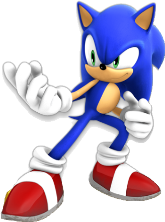 Sonic Sticker Collection - Character World 200 X 200 Cm Sonic Et (403x488), Png Download