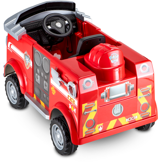 Paw Patrol Marshall Fire Truck - Paw Patrol Marshall Cars (900x600), Png Download