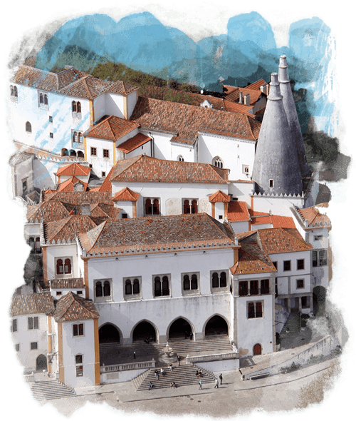 Sintra National Palace (500x600), Png Download