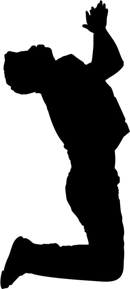 Download Praying Man Silhouette Clipart Praying Hands - Praying Man Silhouette (260x573), Png Download
