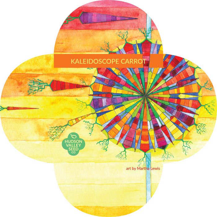 Kaleidoscope Carrots - Seed (700x699), Png Download