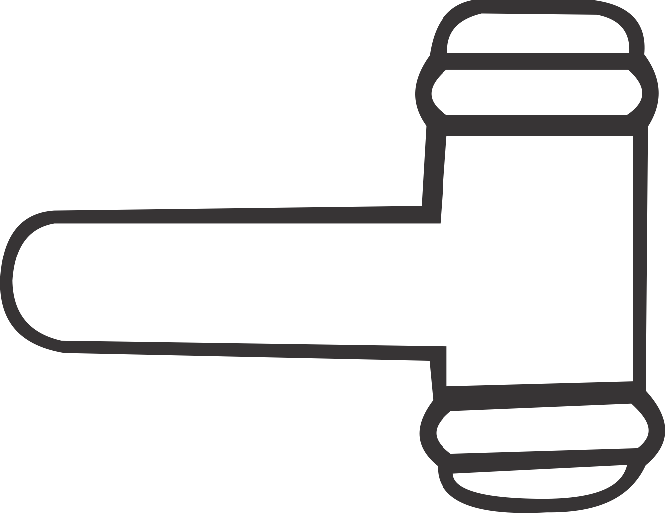 Gavel (1333x1028), Png Download