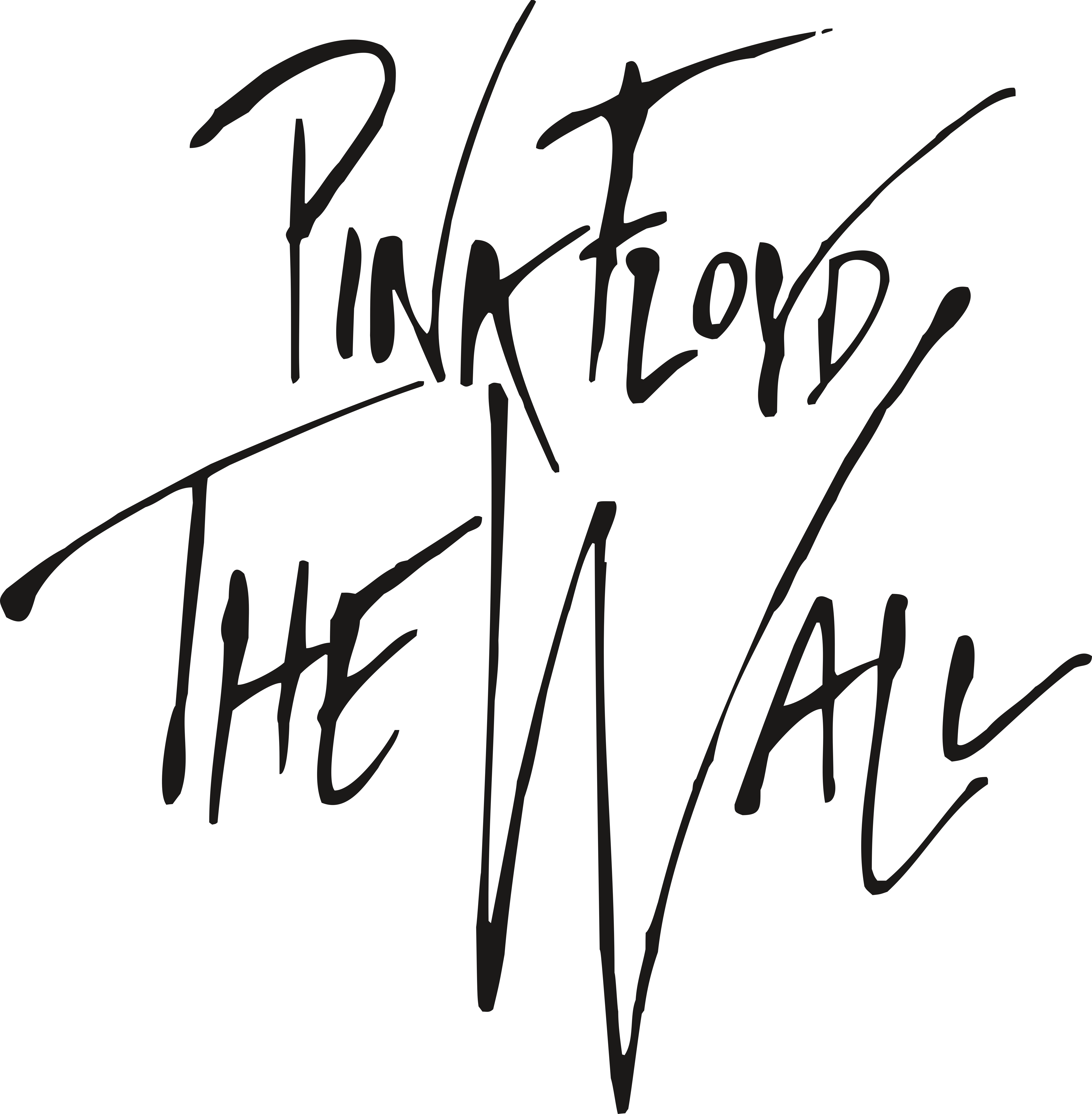 Pink Floyd The Wall Logo Png Transparent - Pink Floyd The Wall Logo (2400x2400), Png Download