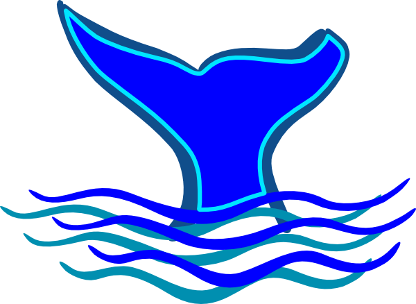 Shark Fin Clip Art - Tail Clip Art (600x438), Png Download