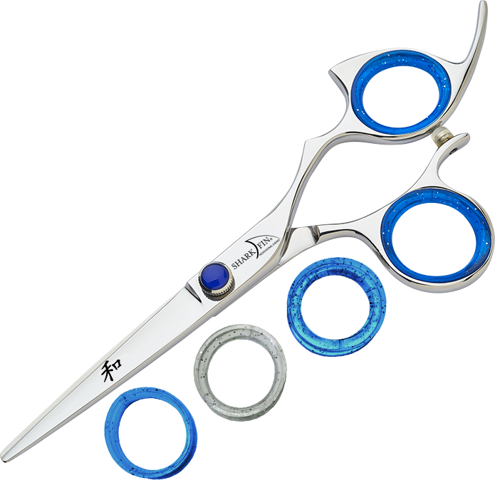 Shark Fin Right Hand Professional Plus Non-swivel Stainless - Shear (695x674), Png Download