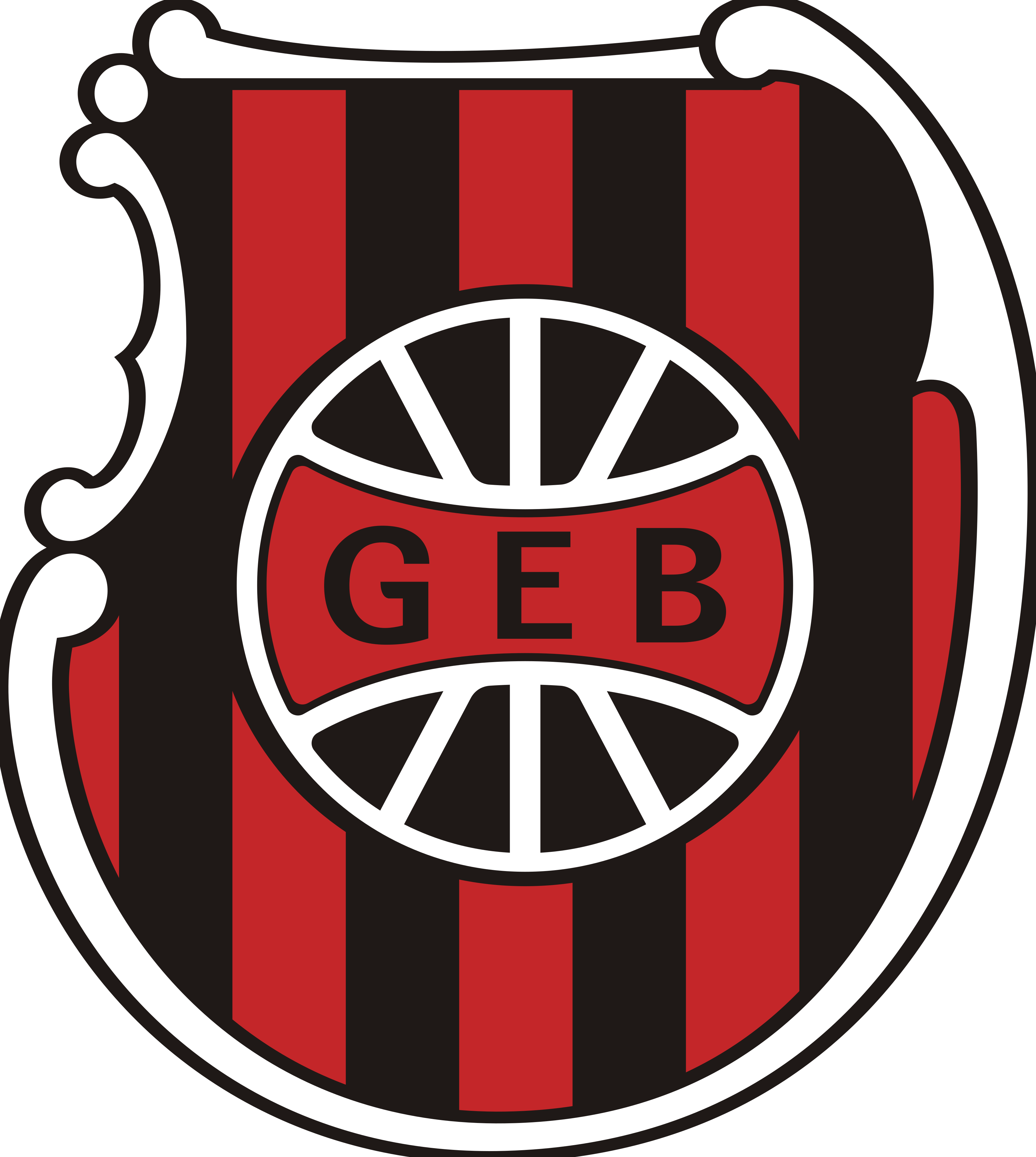 Brasil De Pelotas Logo, Escudo - Grêmio Esportivo Brasil (3500x3909), Png Download