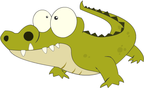 The Alligator Himself - American Crocodile (550x400), Png Download