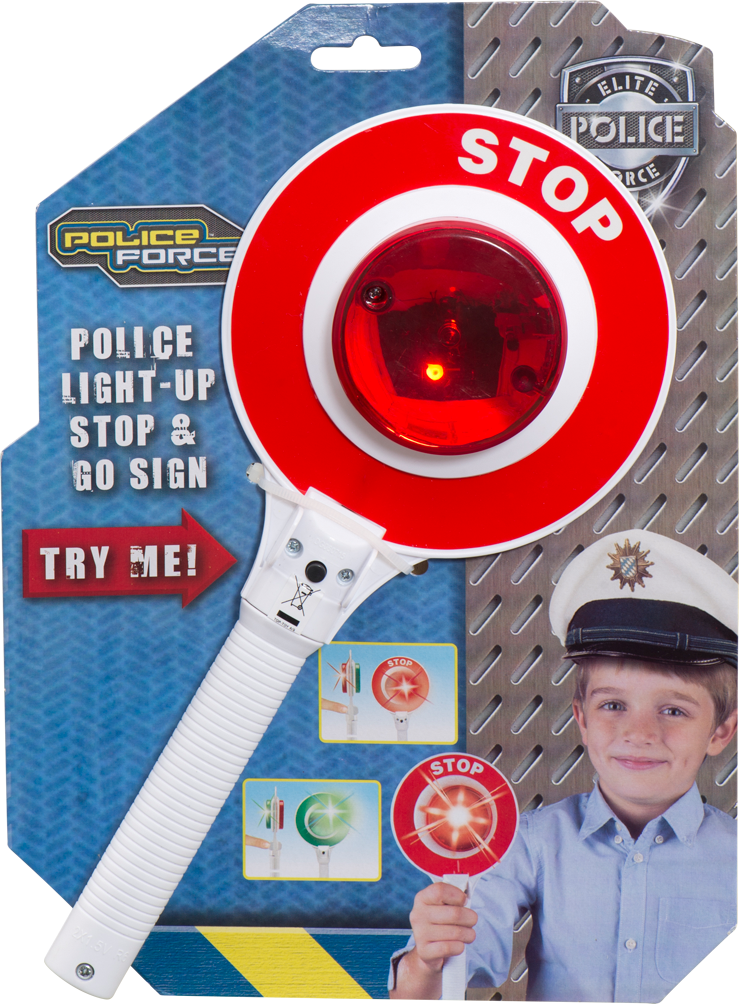 Police Light-up Stop&amp - Dickie Toys Police Stop Set (multi-colour) (739x1004), Png Download